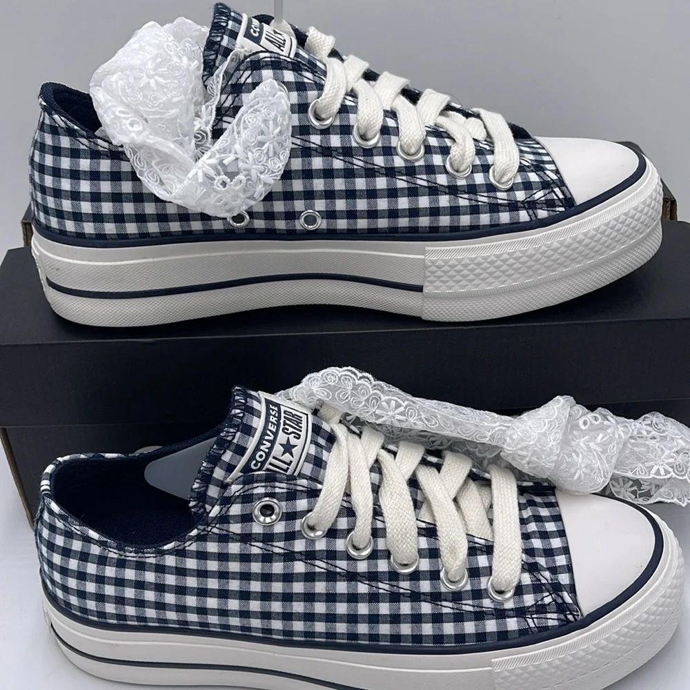Converse WMNS CTAS Lift OX Sneakers Platform A13664C CTAS LIFT OX OBSIDIAN/WHITE